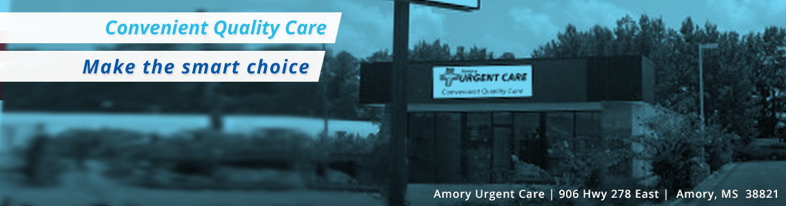 Amory Urgent Care banner